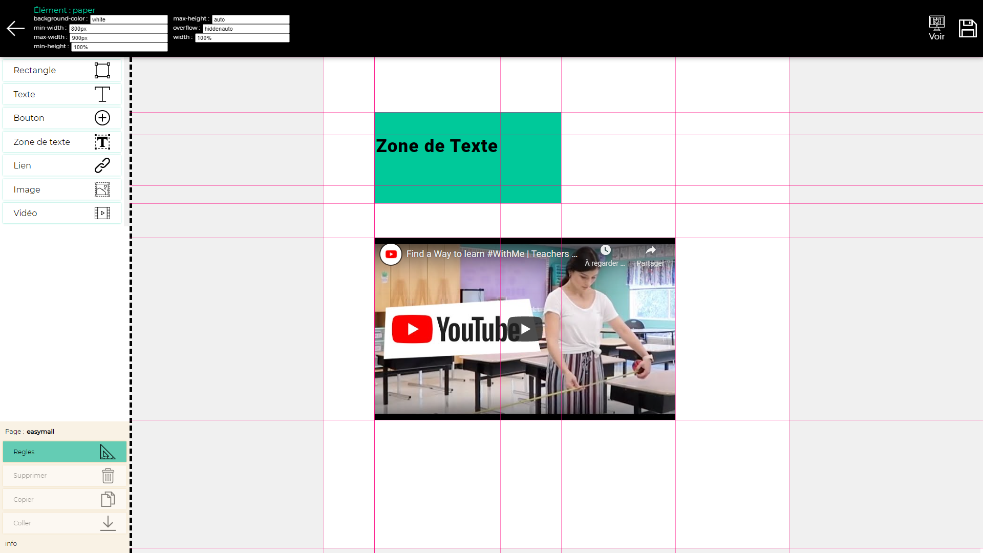 Portfolio CMS — Éditeur visuel